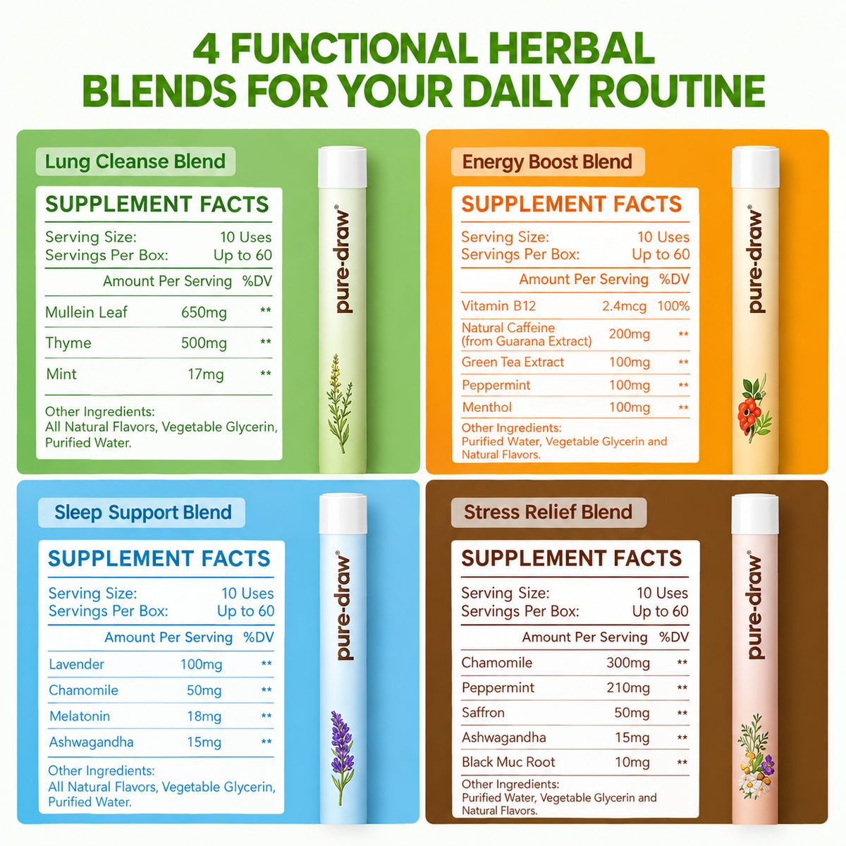 Pure-Draw Herbal Diffuser